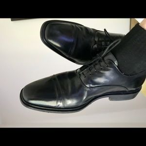 Cole Haan Black Cap Toe Oxford